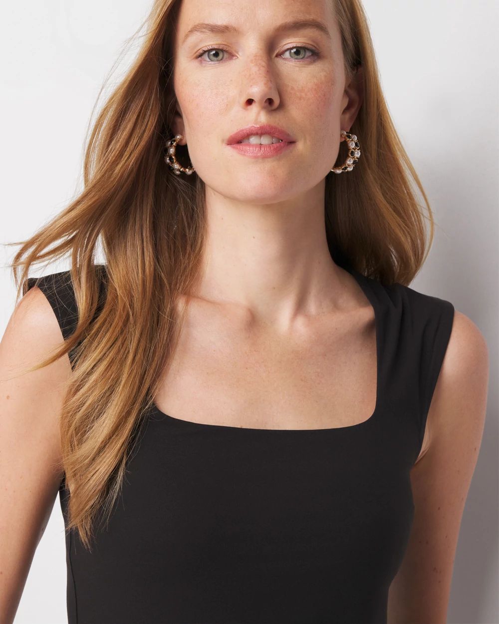 WHBM® FORME Square-Neck Top | White House Black Market